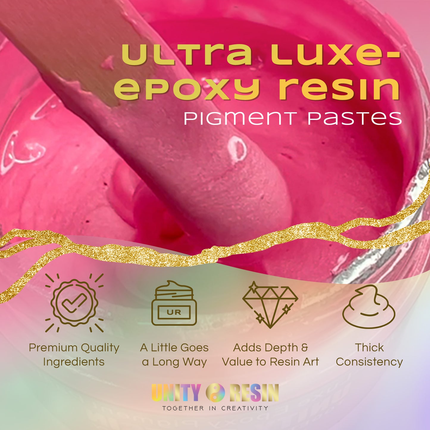 Ultra-Luxe Epoxy Resin Pigment Paste- ELECTRIC PINK (50G)