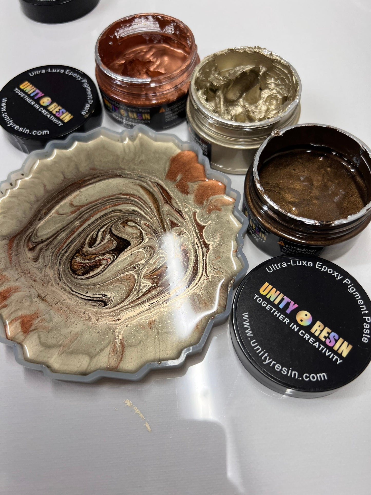 NEW Ultra-Luxe Epoxy Resin Pigment Paste- LAVISH PEWTER (50G)