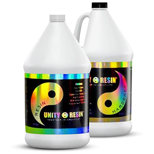 NEW Resin Art Starter Package Kit! -Includes 1 Gallon Kit of Unity Resin Premium Artist Epoxy & 4 Ultra Luxe Pigments