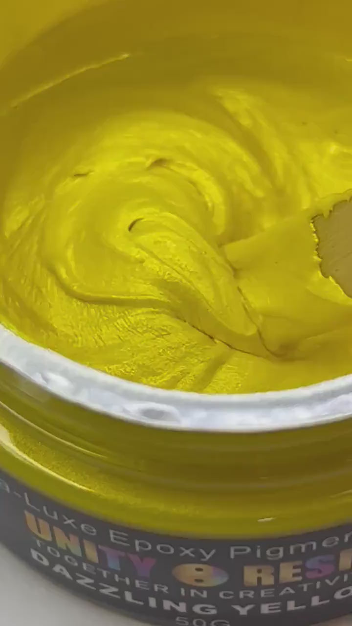 yellow resin paint, epoxy resin, resin pigment paste, resin paint, resin color, yellow mica powder, yellow resin paint,  yellow epoxy dye, shimmery yellow paint for resin, resin supplies, epoxy resin, resin art, art resin