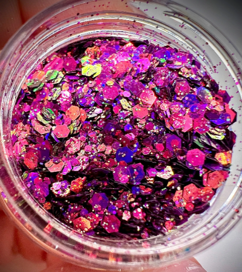 Designer Glitters- INTENSE PINK SAPPHIRE.