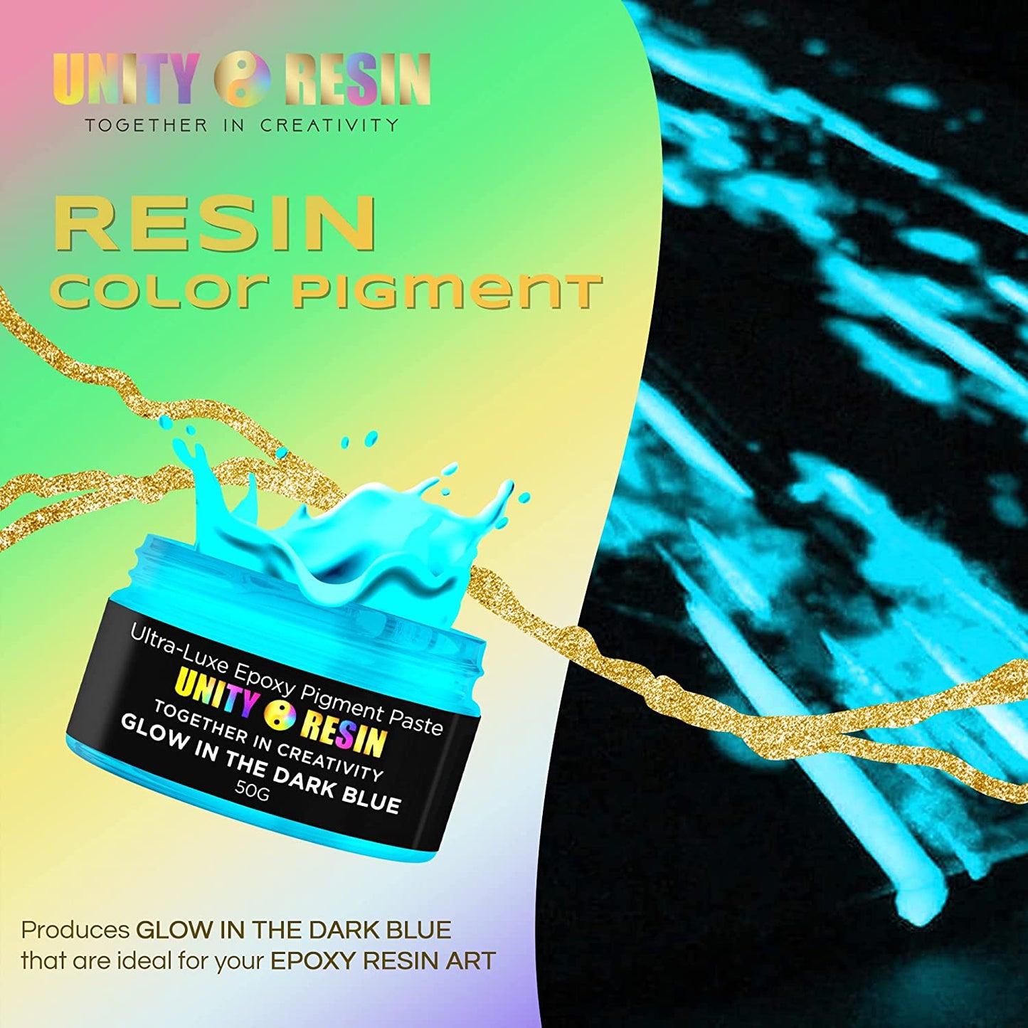 glow in the dark pigment, glow in the dark paint, glow in the dark resin paste, glow in the dark epoxy, resin paste, resin paint, resin pigment, resin pigment paste, epoxy paint, resin art, resin supplies