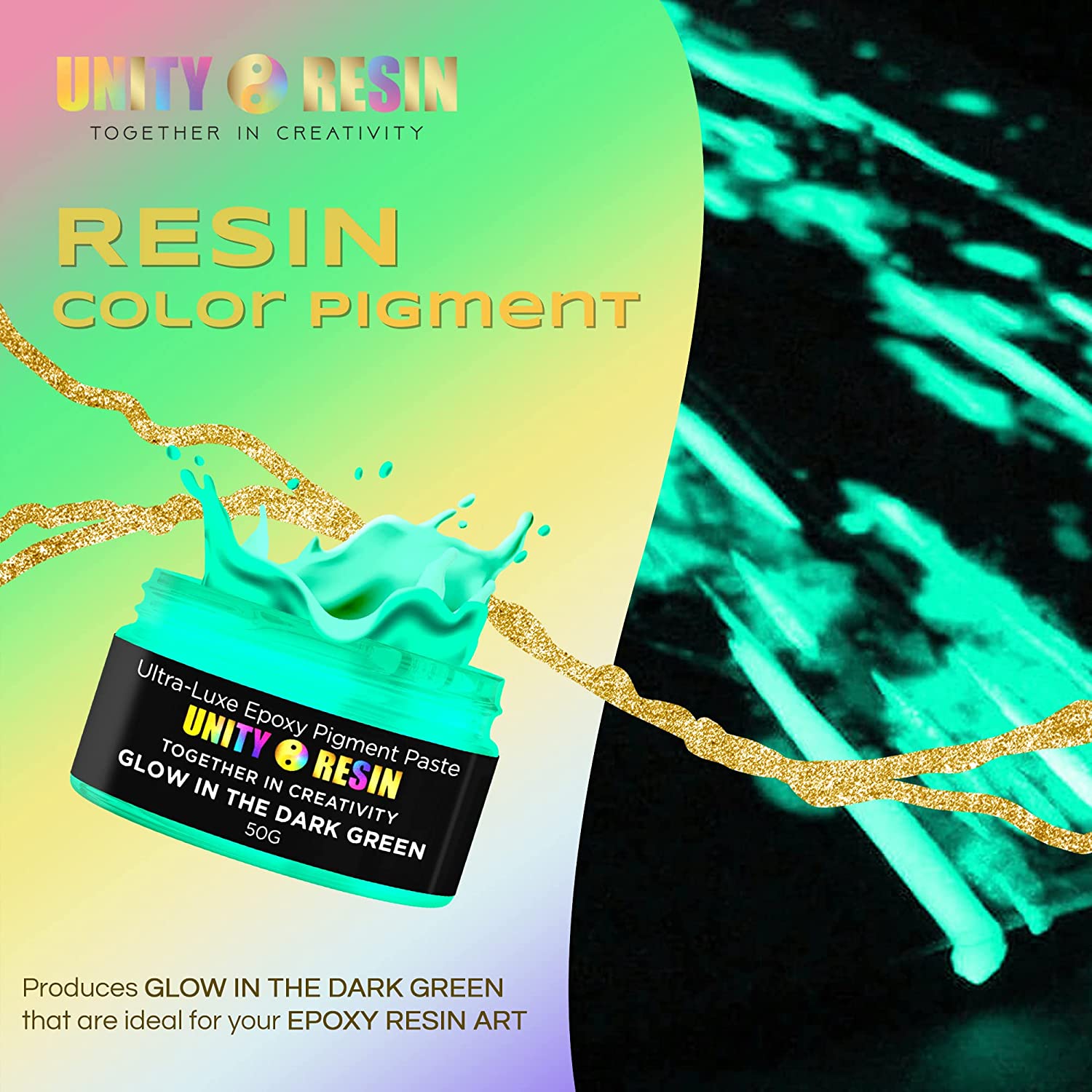 glow in the dark pigment, glow in the dark mica, resin paste, resin pigment, resin supplies, epoxy resin art, resin art supplies, resin color, resin paint, epoxy pigment pastes, resin pigment pastes, resin paint color, glow in the dark