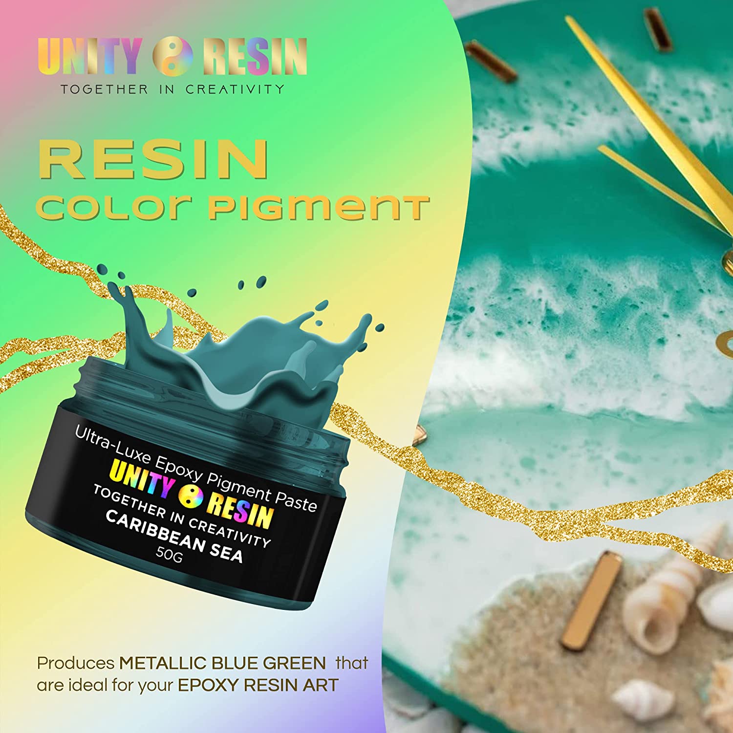 Unity Resin Premium Coating & Casting Epoxy Resin- 1 Gallon Kit