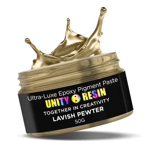 NEW Ultra-Luxe Epoxy Resin Pigment Paste- LAVISH PEWTER (50G)