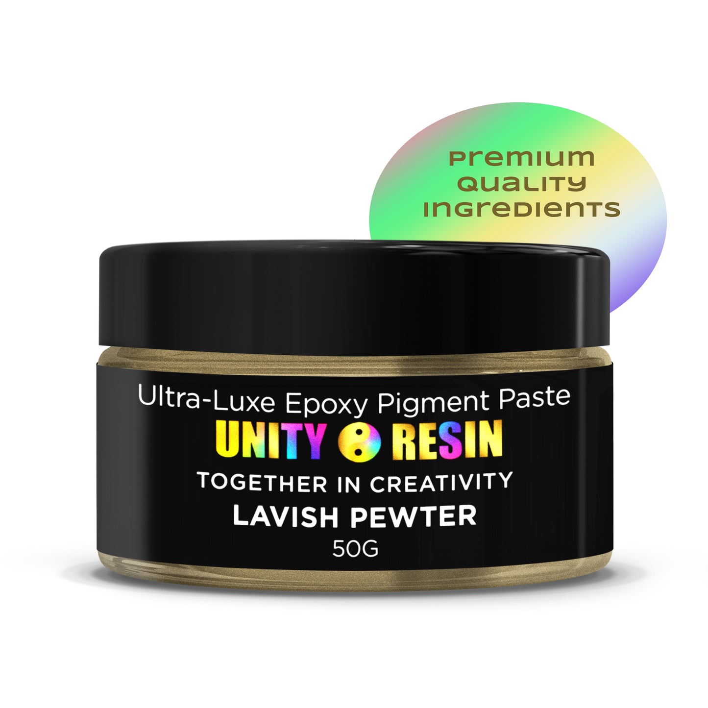NEW Ultra-Luxe Epoxy Resin Pigment Paste- LAVISH PEWTER (50G)