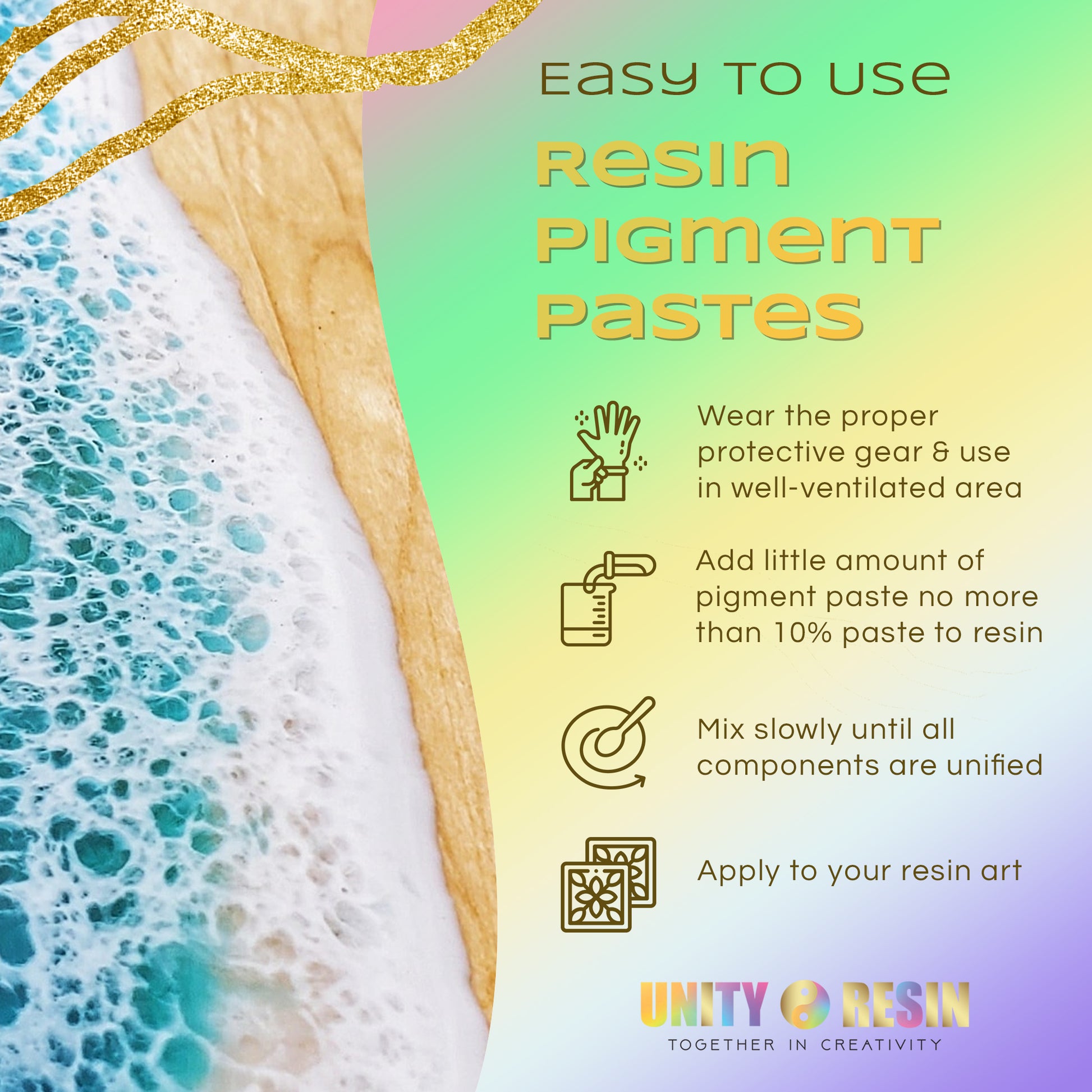 Ultra-Luxe Epoxy Resin Pigment Paste-HEART of THE OCEAN (50G)