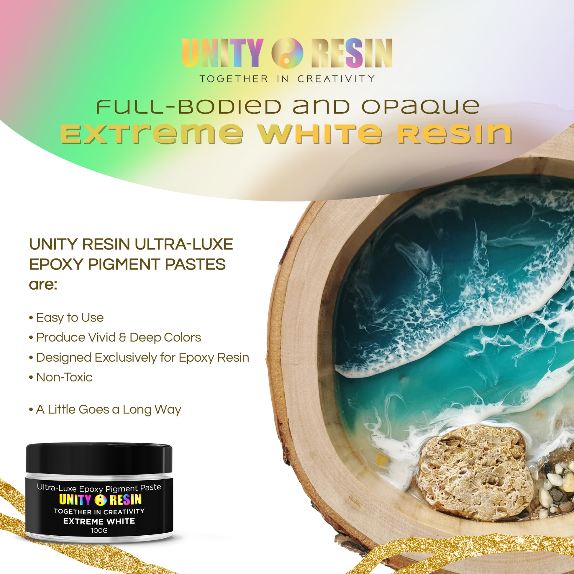 Ultra-Luxe Epoxy Resin Pigment Pastes- CLASSICS COLORS & EFFECTS 100G