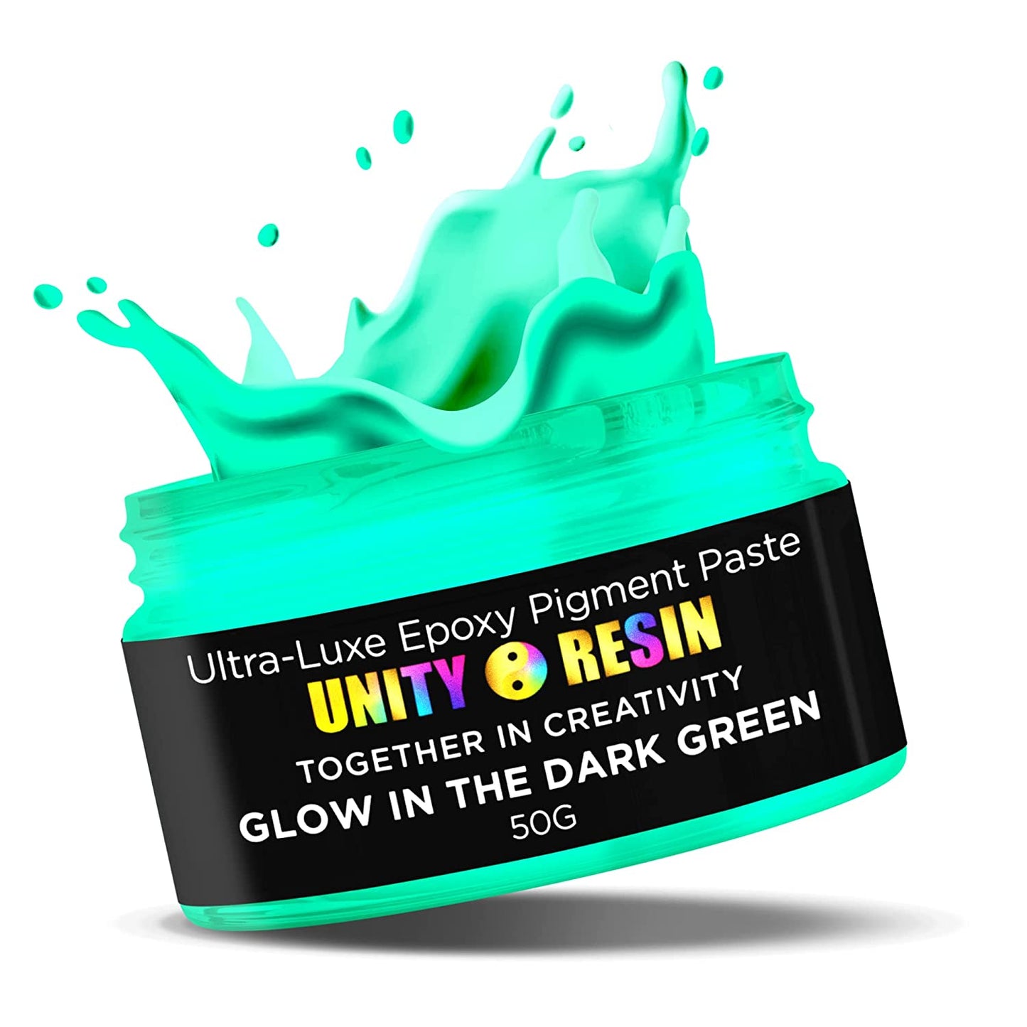 Neon Green Resin Pigment Paste 30ml in a no mess easy Pump bottle By Get  Inspired Green