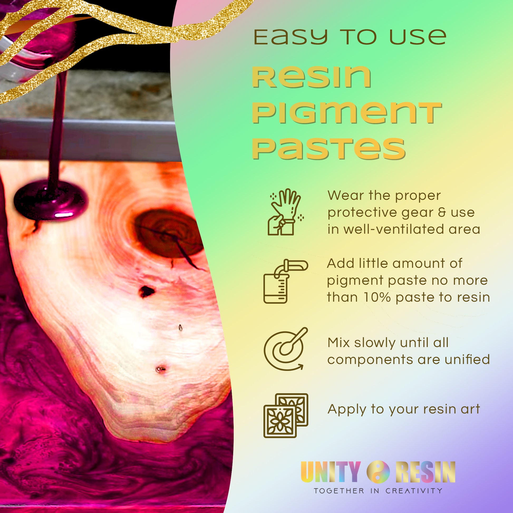 Ultra-Luxe Epoxy Resin Pigment Paste- MAJESTIC MAGENTA (50G)