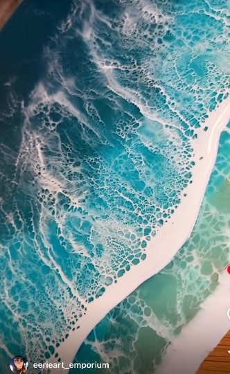 Creating Ocean Waves: The Best Epoxy Resin, White Pigment and Heat