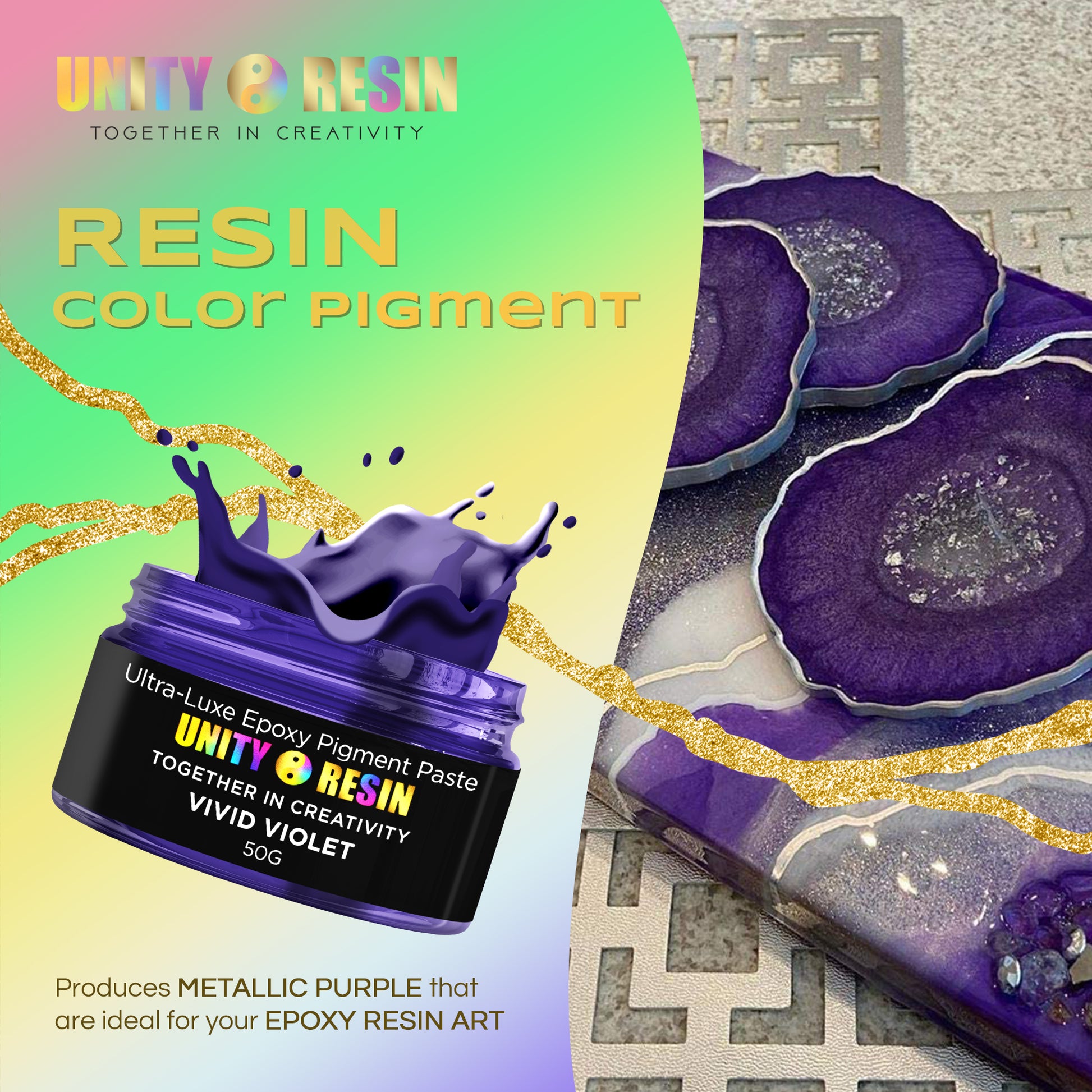 How to use pigment paste for resin colouring